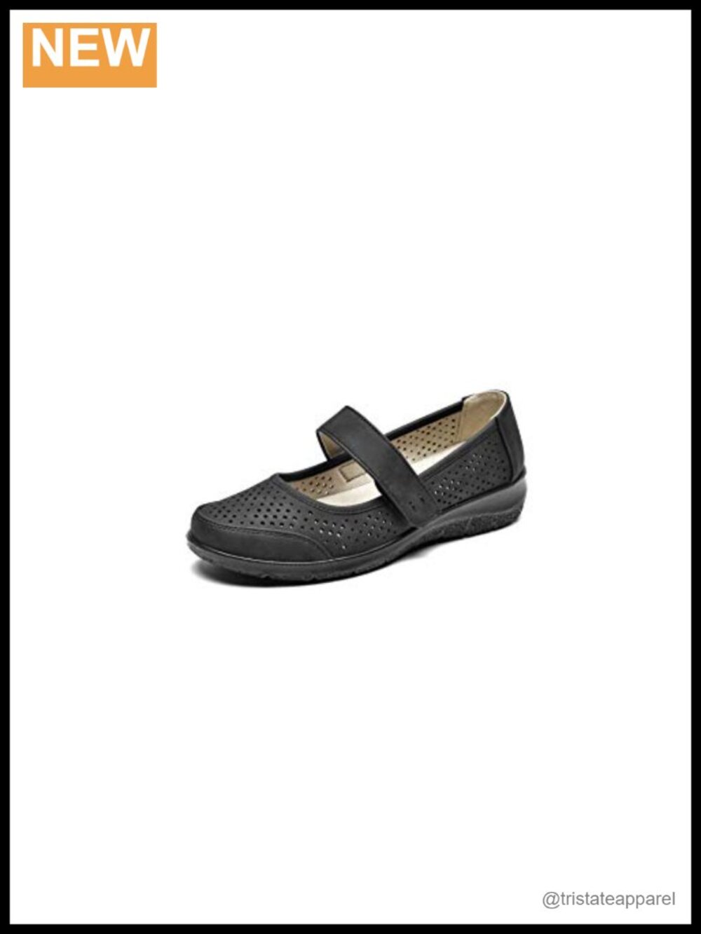 Mary Jane Flats Orthopedic Slip-On Lightweight Comfort Walking Shoes